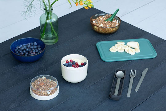 Brabantia Brabantia Kunststoff Mittagsbox Weiß Mit Fächern 500ml