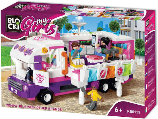 Blocki Building Blocks Mygirls Beauty Saloon for 6 Plus Years 373 Pieces