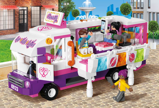 Blocki Building Blocks Mygirls Beauty Saloon for 6 Plus Years 373 Pieces