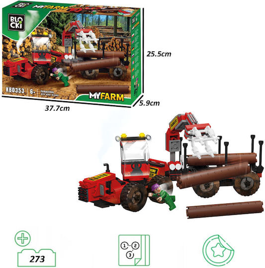Blocki Τουβλάκια My farm - Tree Harvester για 6+ Ετών 273τμχ