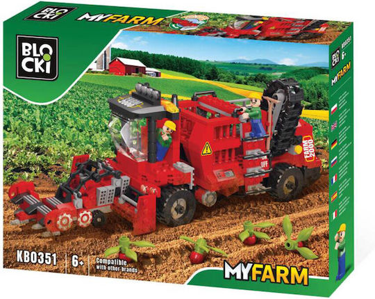 Blocki Blocki Meine Farm - Beet Erntemaschine für 6+ Jahre 481 Stück