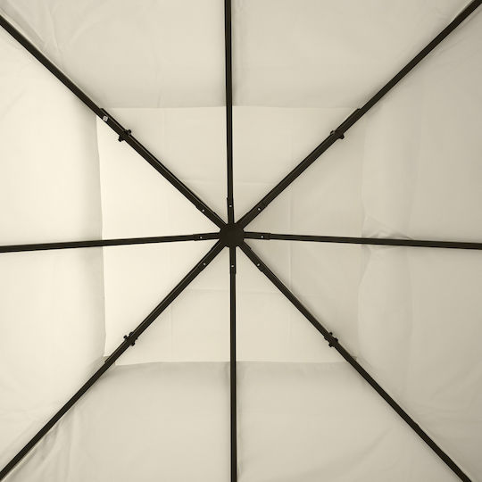 Outsunny Τετράγωνο Πανί Σκίασης Μπεζ 3x3m