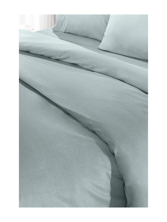 Guy Laroche Sheet Double with Elastic 140x200+32cm. Color Plus Mint