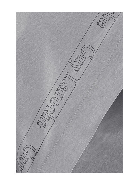 Guy Laroche Sheet Super-Double with Elastic 160x200+32cm. Color Plus Silver
