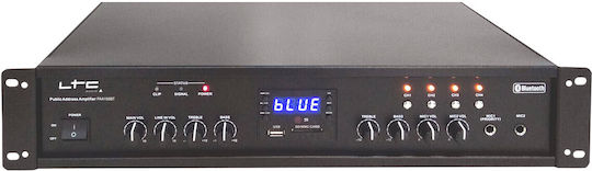 LTC Audio PAA150BT Integrat Amplificator PA cu 4 Zone 90W/100V și Conexiuni USB/FM/Bluetooth