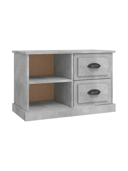 Particle Board TV Furniture with Drawers Gray L73xW35.5xH47.5cm