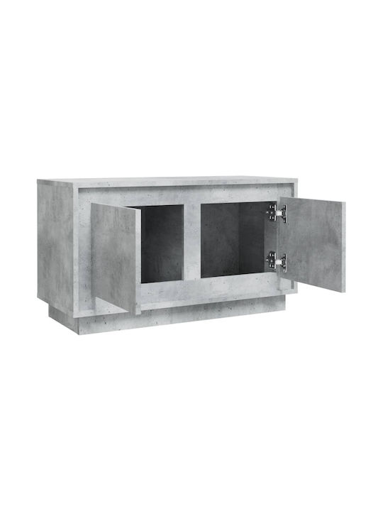 vidaXL TV-Ständer Grau M80xT35xH45cm