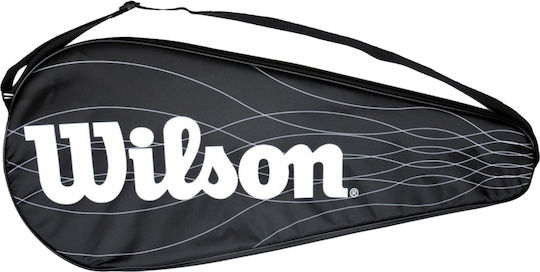 Wilson Premium Θήκη Τένις 1 Ρακέτας Μαύρη