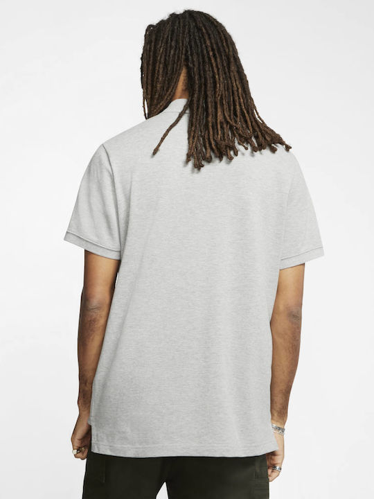 Nike Club Essentials Ανδρικό T-shirt Κοντομάνικο Polo Γκρι