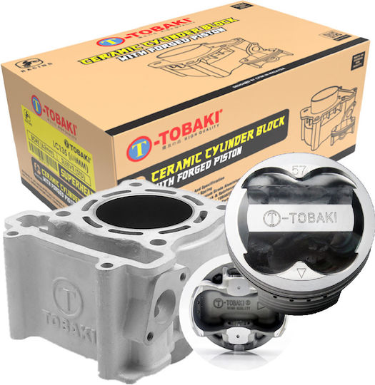 Tobaki Σετ Κυλινδροπίστονα Μοτοσυκλέτας 57mm για Yamaha Crypton-X135