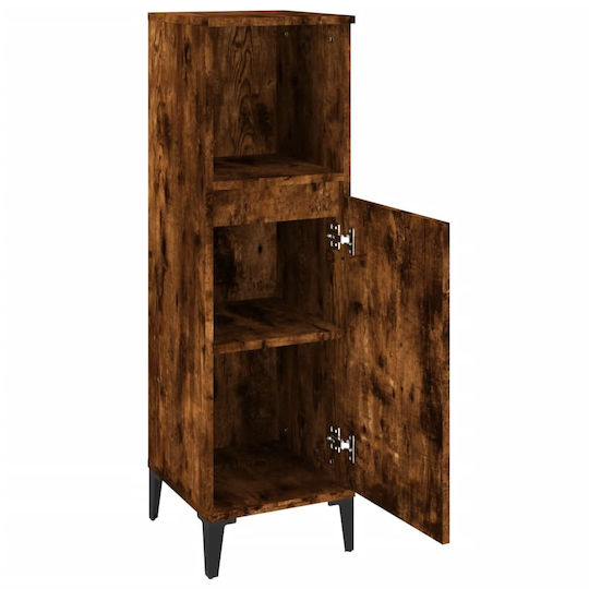 vidaXL Bathroom Cabinet L30xW30xH100cm Oak