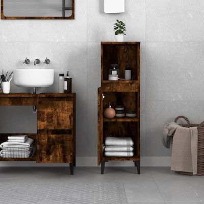 vidaXL Bathroom Cabinet L30xD30xH100cm Oak