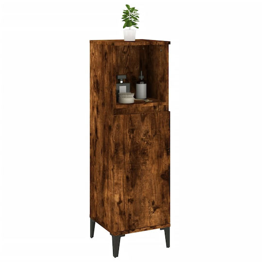 vidaXL Bathroom Cabinet L30xW30xH100cm Oak