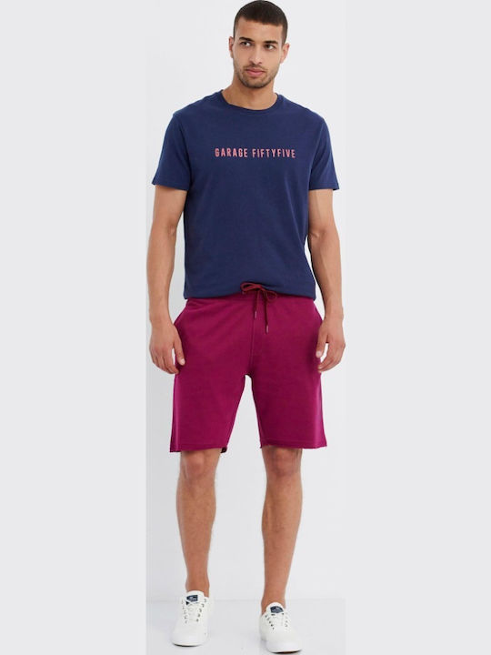 GAM005-25103 Bermudă Sportivă de Bărbați Fuchsia