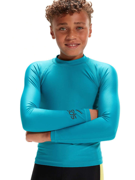 Speedo Kids Swimwear Long Sleeve Shirt Green
