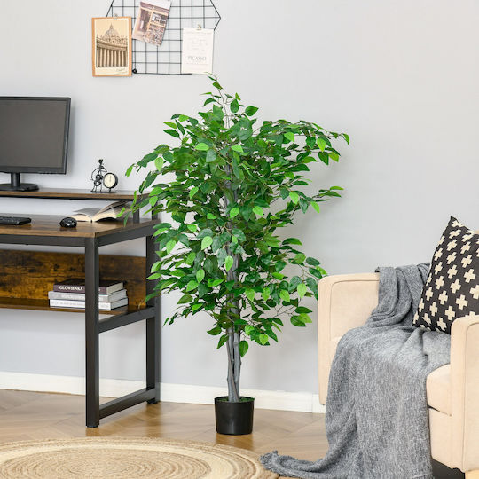 Plantă Artificială în Ghiveci Green 135cm HomCom
