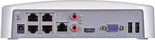 Tenda Überwachungssystem K4P-4TR 4 Kameras Kameras IP 4MP mit Rekorder NVR