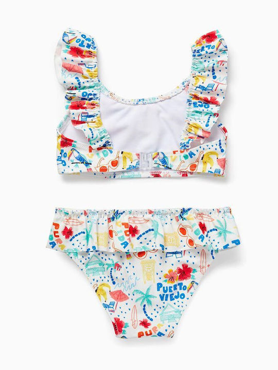 Zippy Kinder Badeanzug Bikini Sonnenschutz (UV) Weiß