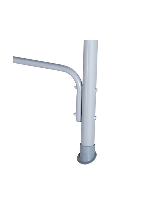 Garten & Veranda Schaukel mit Basis 3 Sitze Metallisch Gray L170xB110xH153cm