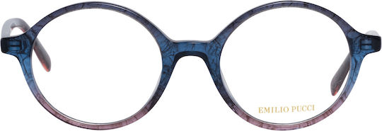 Emilio Pucci Women's Acetate Prescription Eyeglass Frame EP5091 092