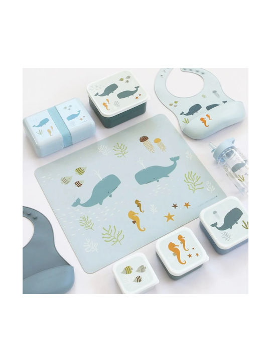 A Little Lovely Company Plastic Placemat Blue 43cm