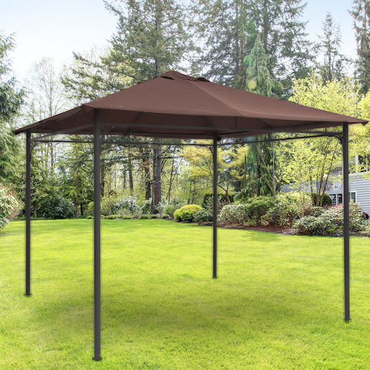 Outsunny Κάλυμμα για Κιόσκι Καφέ 3x3m