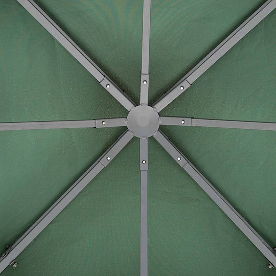 Outsunny Gazebo Acoperiș pentru foișor Verde 3x3m