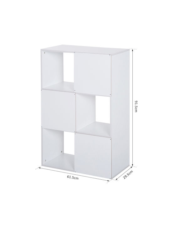 Βιβλιοθήκη Λευκή 91.5x29.5x61.5εκ.