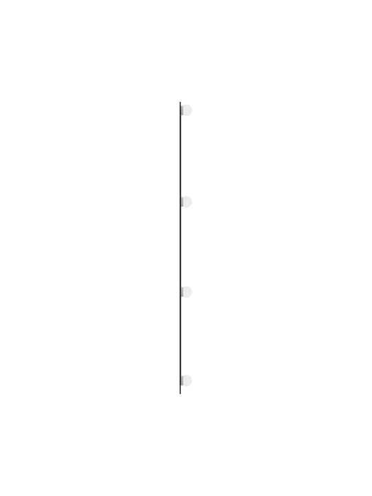 vidaXL Καθρέπτης Τοίχου με LED Φωτισμό 50x100cm