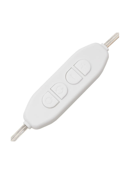 vidaXL Καθρέπτης Τοίχου με LED Φωτισμό 50x100cm