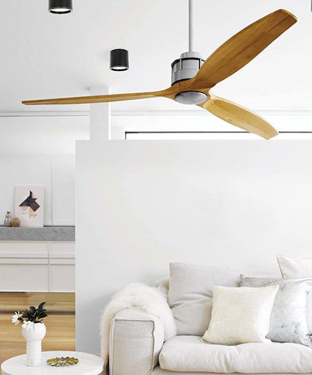 Lucci Air Airfusion Akmani Ventilator De Tavan 152cm Teak