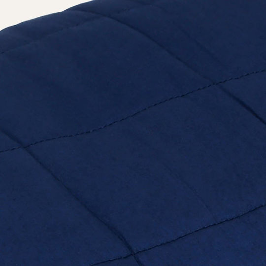 vidaXL Schwerkraftdecke Doppel 200x200cm Blau
