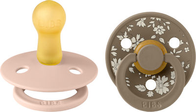 Bibs Pacifiers Rubber X Liberty Capel - Blush Mix for 6-18 months 2pcs