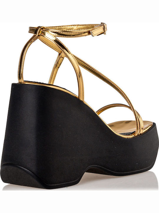 Damenplattformen Goldene