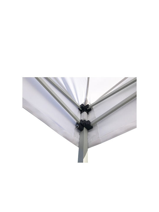 Epiplo-Fos Faltbarer Pavillon Garten Weiß 4.5x3m