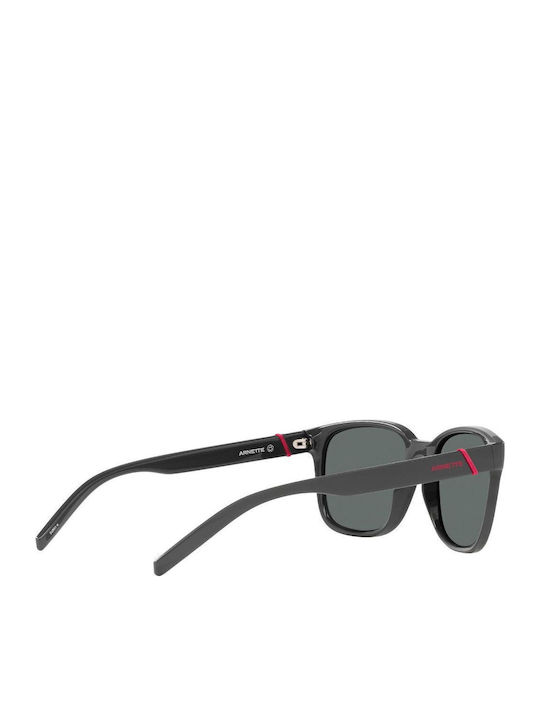 Arnette Men's Sunglasses with Gray Metal Frame and Gray Polarized Lens AN4320 287081