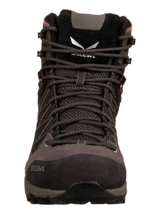 Salewa MS Mnt Trainer Lite Mid Men's Hiking Shoes Waterproof with Gore-Tex Membrane Brown