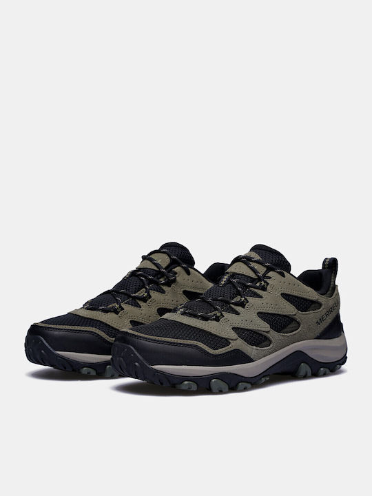 Merrell West Rim Ανδρικά Ορειβατικά Παπούτσια Μαύρα