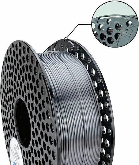 Azurefilm PLA 3D Printer Filament 1.75mm Silk Graphite Grey 1kg
