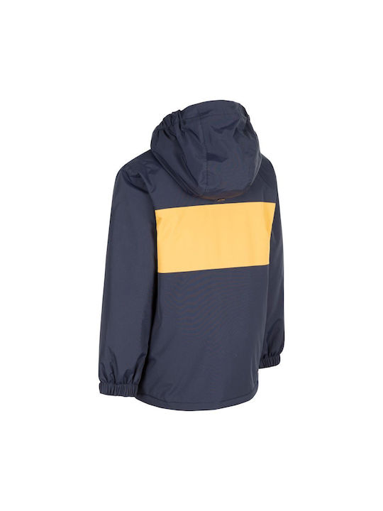 Trespass Boys Casual Jacket Navy Blue with Ηood