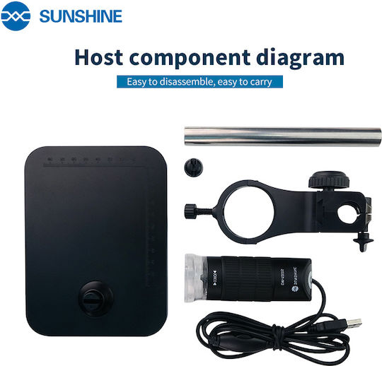 Sunshine Ψηφιακό Μικροσκόπιο USB Μονόφθαλμο 50x-100xx