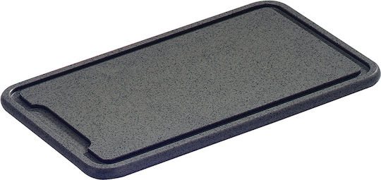 Zassenhaus Rectangular Plastic Chopping Board Dark Grey 36x23cm