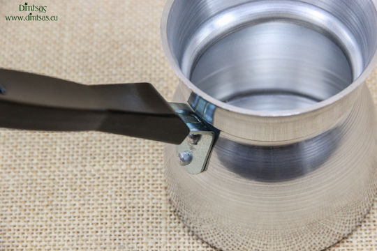 Briki aus Aluminium Νο4 in Silber Farbe