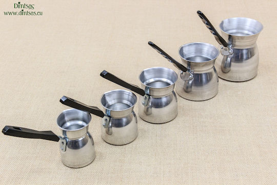 Ibrik din Aluminiu Νο3 în Culoare Argintiu
