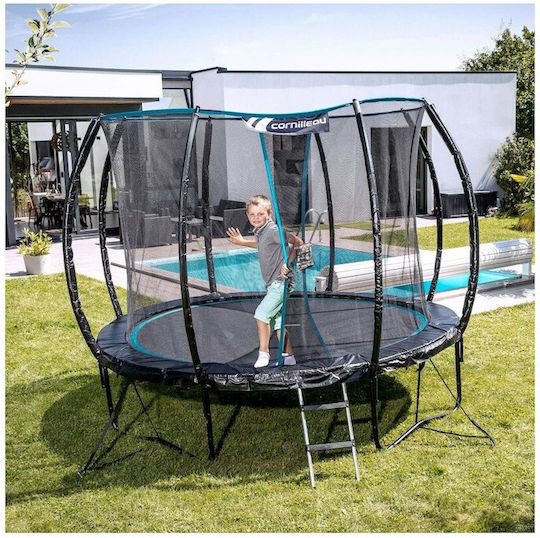 Cornilleau Spring Trampolin Kinder Durchmesser 294cm mit Netz & Leiter