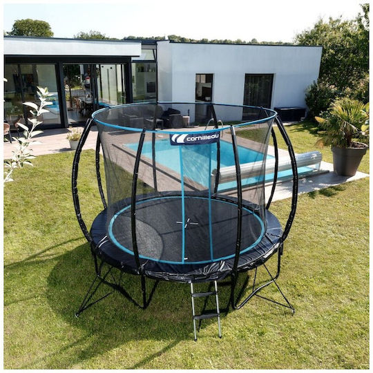 Cornilleau Spring Trampolin Kinder Durchmesser 416cm mit Netz & Leiter