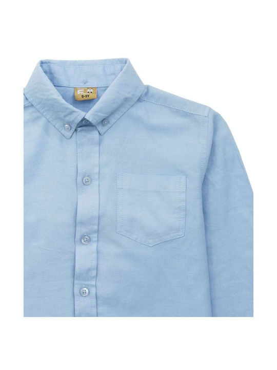 Funky Kids One Color Shirt Light Blue