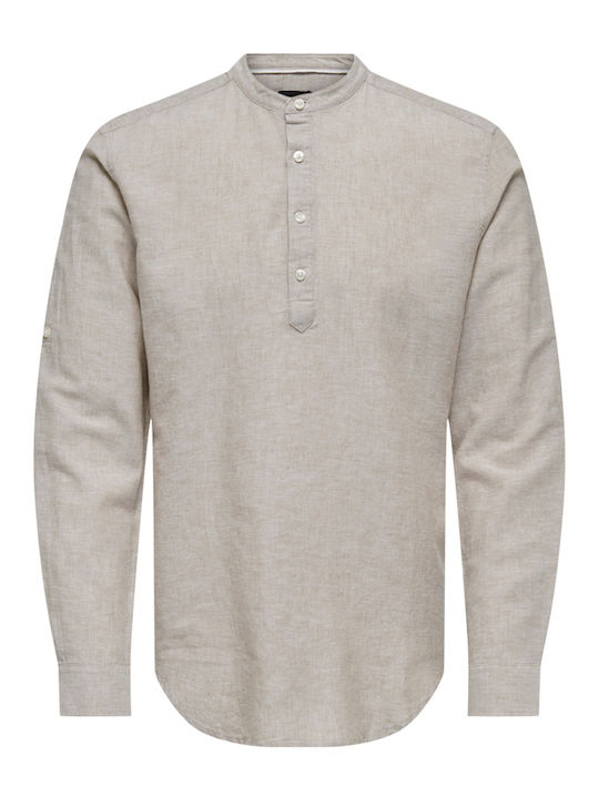 Bluza Mânecă Lungă Bej