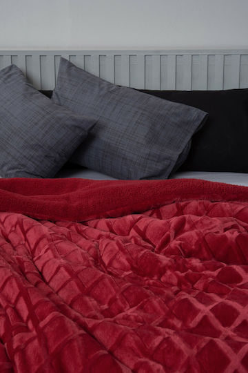 Palamaiki Duvet Cover Single 160x240cm Nadine Red 280 GSMGsm