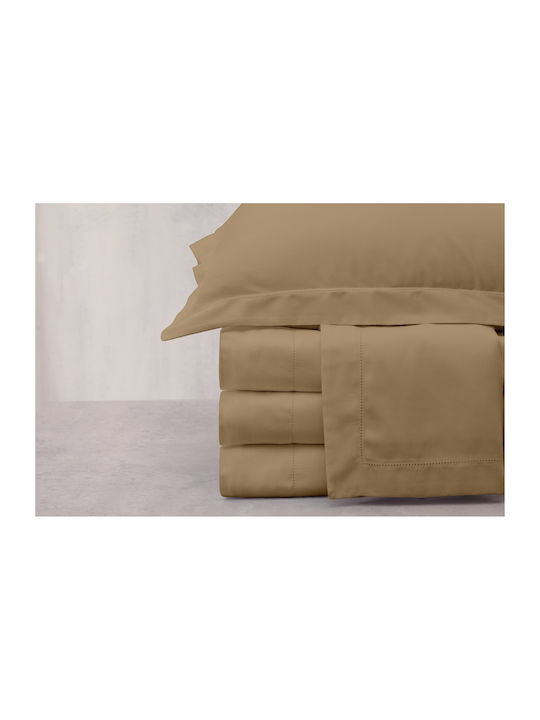 Makis Tselios Home Set Pilotă Super Dublu 220x240cm Azour Bej 3buc